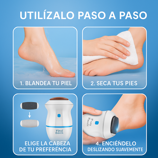 REMOVEDOR ELÉCTRICO DE CALLOS Y DUREZAS